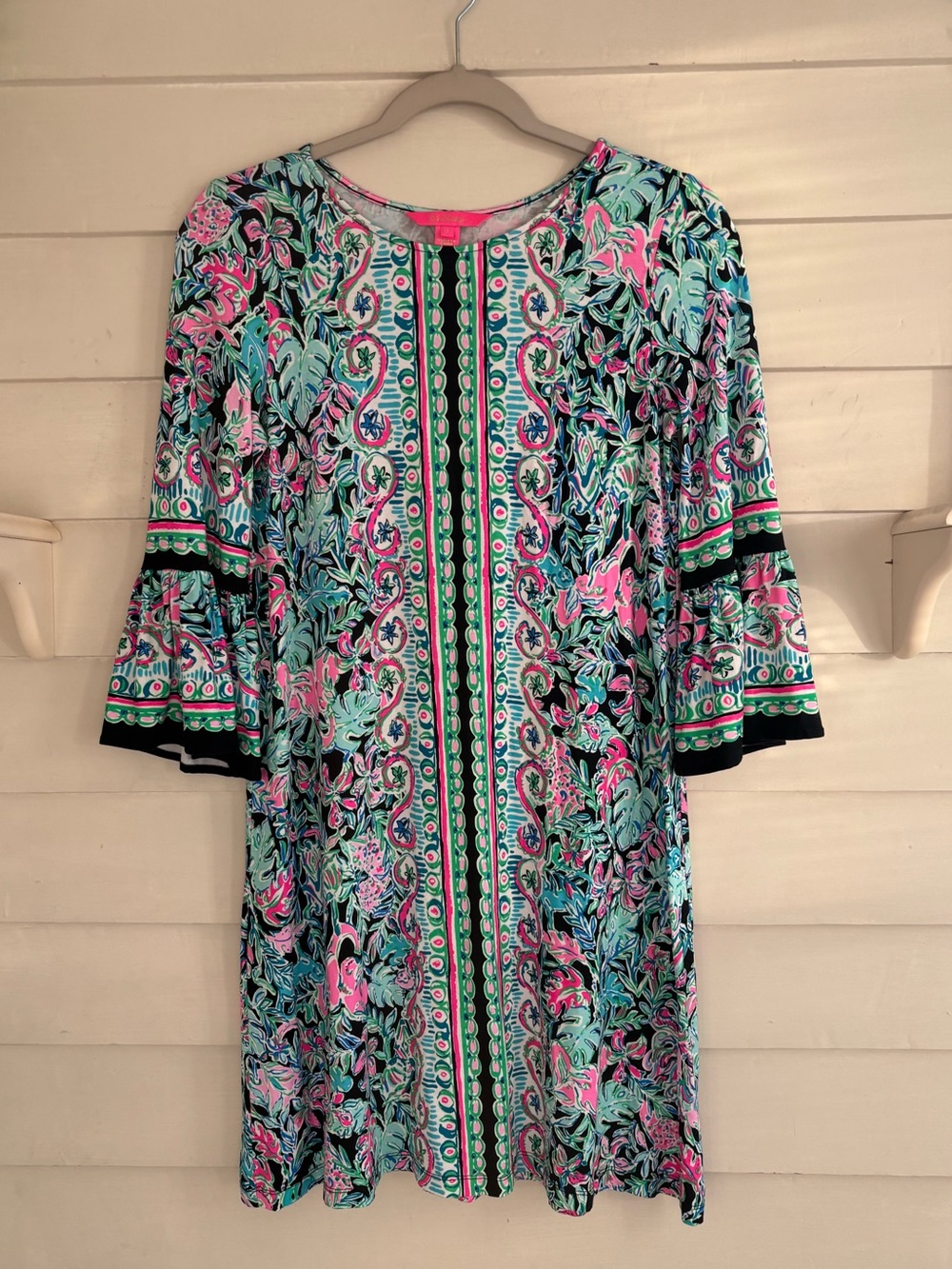 Lilly Pulitzer Ophelia Swing Dress let’s get wild print size small